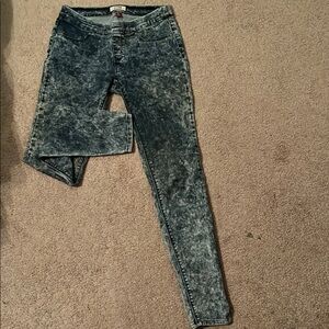 LEI Dark Acid Wash Jeans